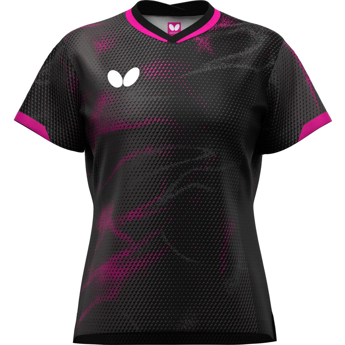 Butterfly Elistar 12 Lady Shirt - Black - Front